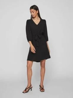 Vila Mini Jurken Jurk SURASHIL Dames Zwart -Vila 302c2ea244acacd234de6e6ddac18b18
