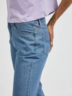 Vila Straight Regular Jeans Dames Blauw -Vila 3036bd233620391dd1a37ddc35feb55c