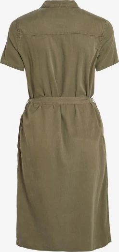 Vila Blousejurken Blousejurk Bista Dames Olijfgroen -Vila 30784c20de23d9a532bf739be38b8dcd