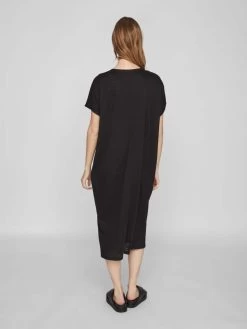 Vila Maxi Jurken Jurk Dames Zwart -Vila 3086a7cf4e668dda7e7386e71e81ab96