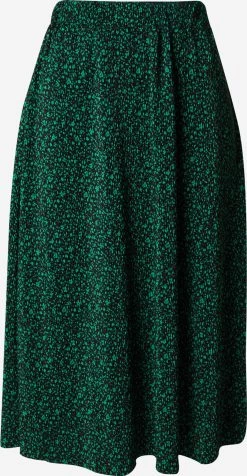 Vila Midi Rokken Rok PILOU IVA Dames Jade Groen