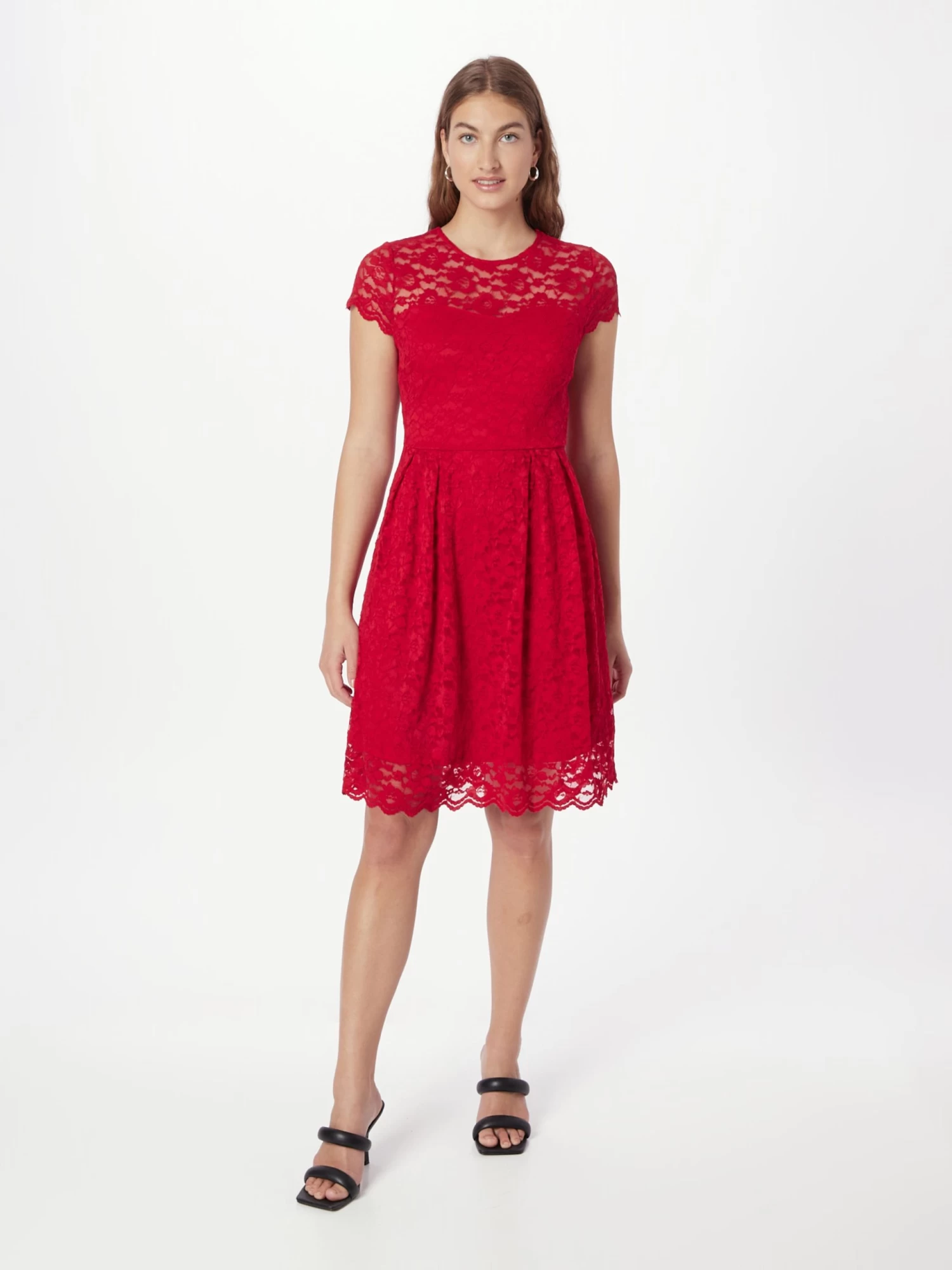 Vila Cocktailjurken Cocktailjurk KALILA Dames Rood 5 Vila Cocktailjurken Cocktailjurk KALILA Dames Rood - Afbeelding 3