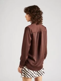 Vila Overhemden Blouse Dames Chocoladebruin -Vila 32b2d9a1d7acce97caef05b1320ae023