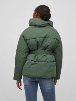 Vila Winterjassen Winterjas Dames Groen -Vila 32f8b1e627f4a7faa3edf103bc0e2d14