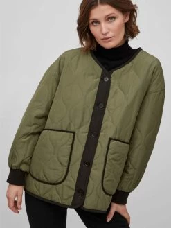 Vila Tussenjassen Tussenjas Dames Kaki 14 Vila Tussenjassen Tussenjas Dames Kaki -Vila 335032432d2297fbd94f7d0c70904544