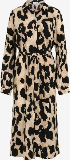 Vila Blousejurken Blousejurk Belina Dames Beige