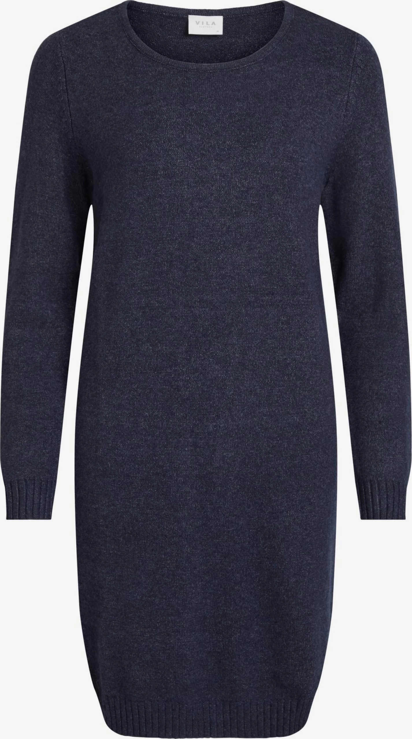Vila Gebreide Jurken Gebreide Jurk Ril Dames Marine 3 Vila Gebreide Jurken Gebreide Jurk Ril Dames Marine