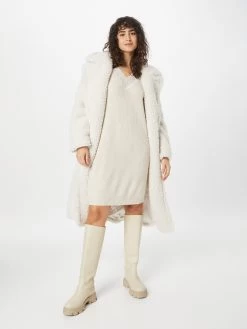 Vila Gebreide Jurken Gebreide Jurk GLACY Dames Beige -Vila 3449657ac089d237c5fff765704de527