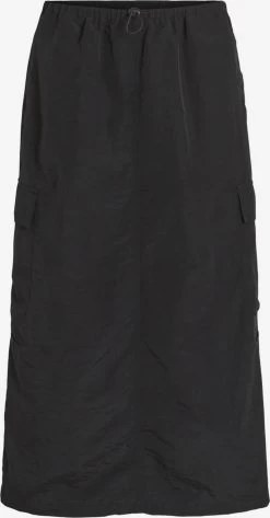 Vila Midi Rokken Rok Pocky Dames Zwart