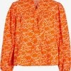 Vila Overhemden Blouse Dames Oranje 2 Vila Overhemden Blouse Dames Oranje -Vila 3502eda2965d84ae303c5f3d9b652e6e