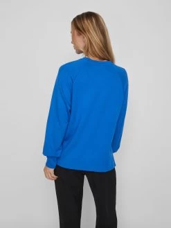 Vila Longsleeves Shirt SIF Dames Royal Blue/koningsblauw -Vila 36d6546df9e177e40e6396cdc131722b