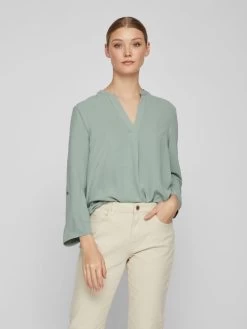 Vila Blouses Met Korte Mouw Blouse Dames Groen -Vila 3758b3454a630198e42734b9874ff59a