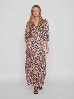 Vila Maxi Jurken Jurk Camila Dames Navy -Vila 37e77873ab469a3a862a00a056e62bcc