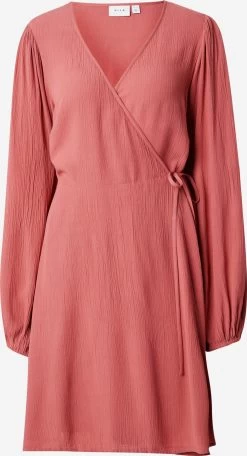 Vila Mini Jurken Jurk MESA Dames Koraal