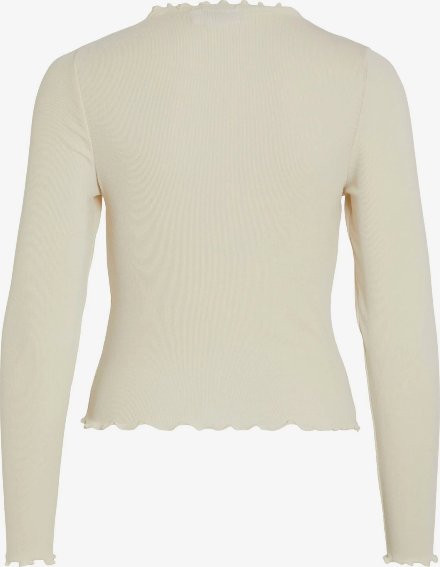 Vila Longsleeves Shirt Dames Beige 4 Vila Longsleeves Shirt Dames Beige - Afbeelding 2