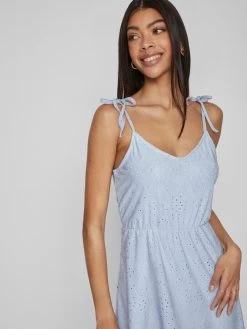 Vila Zomerjurken Zomerjurk KAWA Dames Lichtblauw -Vila 3834dba5445ba7328522ca9141eb4137