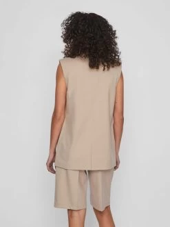 Vila Bodywarmers Bodywarmer Dames Beige -Vila 38a4b08c8f2c70e195812defd7fe432a