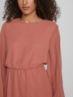Vila Mini Jurken Jurk Dobby Dames Oudroze 10 Vila Mini Jurken Jurk Dobby Dames Oudroze -Vila 397597c055cabd4a119633824dd42f9d