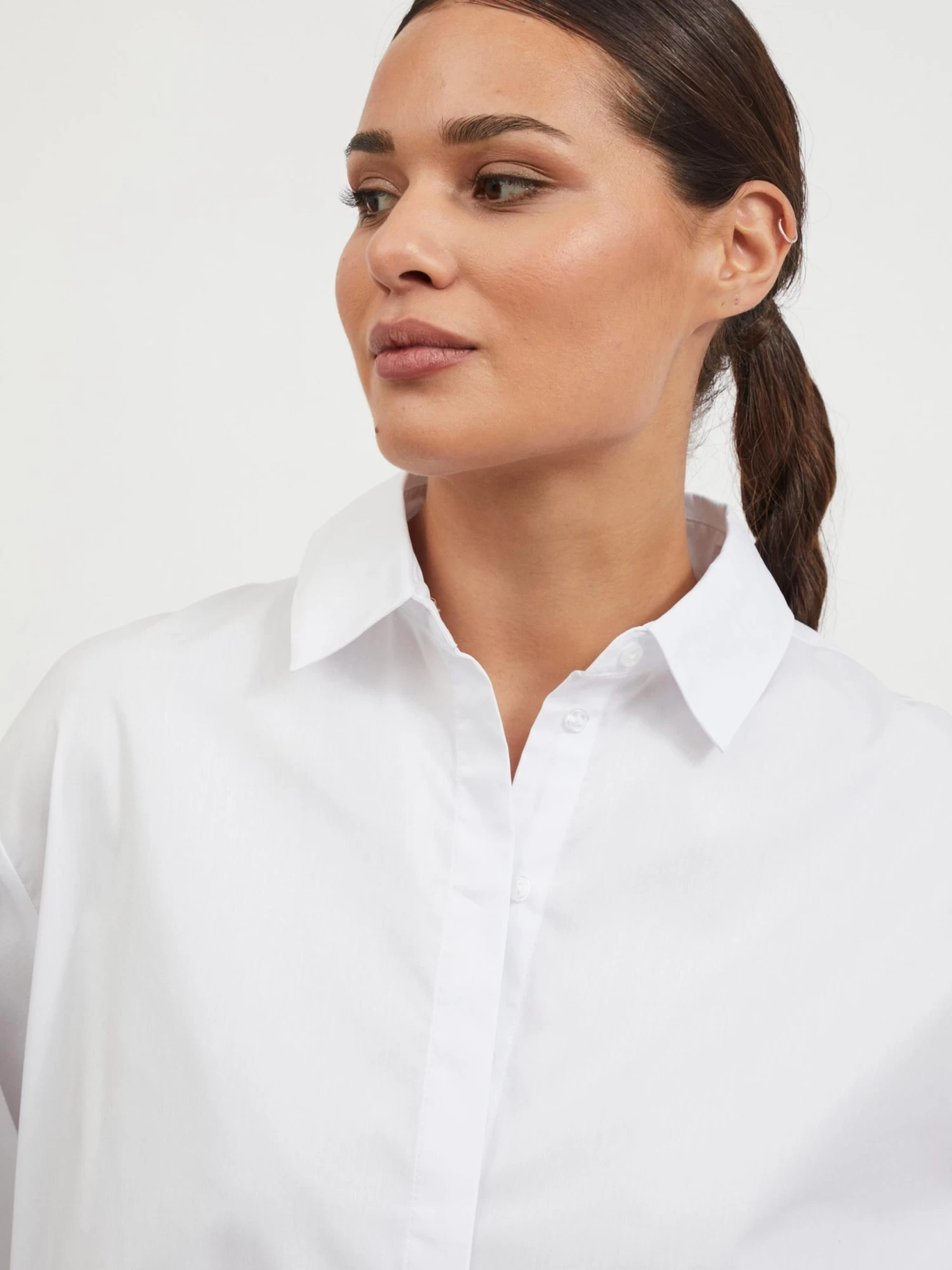 Vila Lange Blouses Blouse Gimas Dames Natuurwit 8 Vila Lange Blouses Blouse Gimas Dames Natuurwit - Afbeelding 6