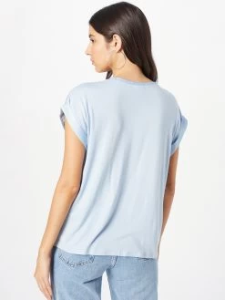 Vila T-shirts Shirt Dames Azuur -Vila 3a3bd2d08ffd6dd1d9dce94cf9b80234