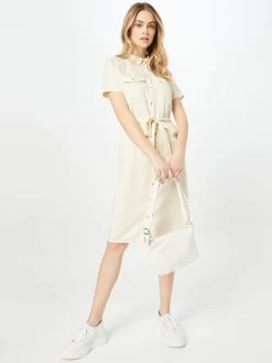 Vila Blousejurken Blousejurk BISTA Dames Beige -Vila 3a86f94ae8cad42c7cbef4e232f04149