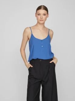 Vila Blouse Tops Blouse PAYA Dames Hemelsblauw -Vila 3ae23fa327e0d615b83e06eb3eac9053
