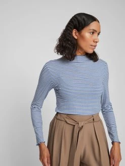 Vila Longsleeves Shirt STRIPO Dames Donkerblauw -Vila 3b31e999ed6d1fa13c20ae0662ec4582