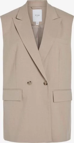 Vila Bodywarmers Bodywarmer Dames Beige