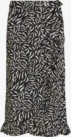 Vila Midi Rokken Rok Steffi Zafia Dames Zwart