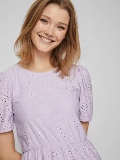 Vila Mini Jurken Jurk Kawa Dames Pastellila -Vila 3dc08b9ebf1889069f0080e74a0e689d