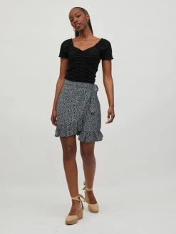 Vila Mini Rokken Rok Fini Dames Zwart -Vila 3ee82422b3db73f448e458d2e9df3b4d