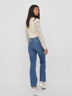 Vila Bootcut Flared Jeans Flour Sine Dames Blauw 11 Vila Bootcut Flared Jeans Flour Sine Dames Blauw -Vila 3f7744457ec85300397a559aef8304f8