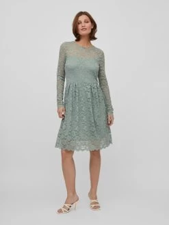 Vila Mini Jurken Jurk Kalila Dames Pastelgroen -Vila 3ffa2bf4ceae8a63a37733584507b5a0