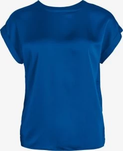 Vila T-shirts Shirt VIELLETTE Dames Donkerblauw