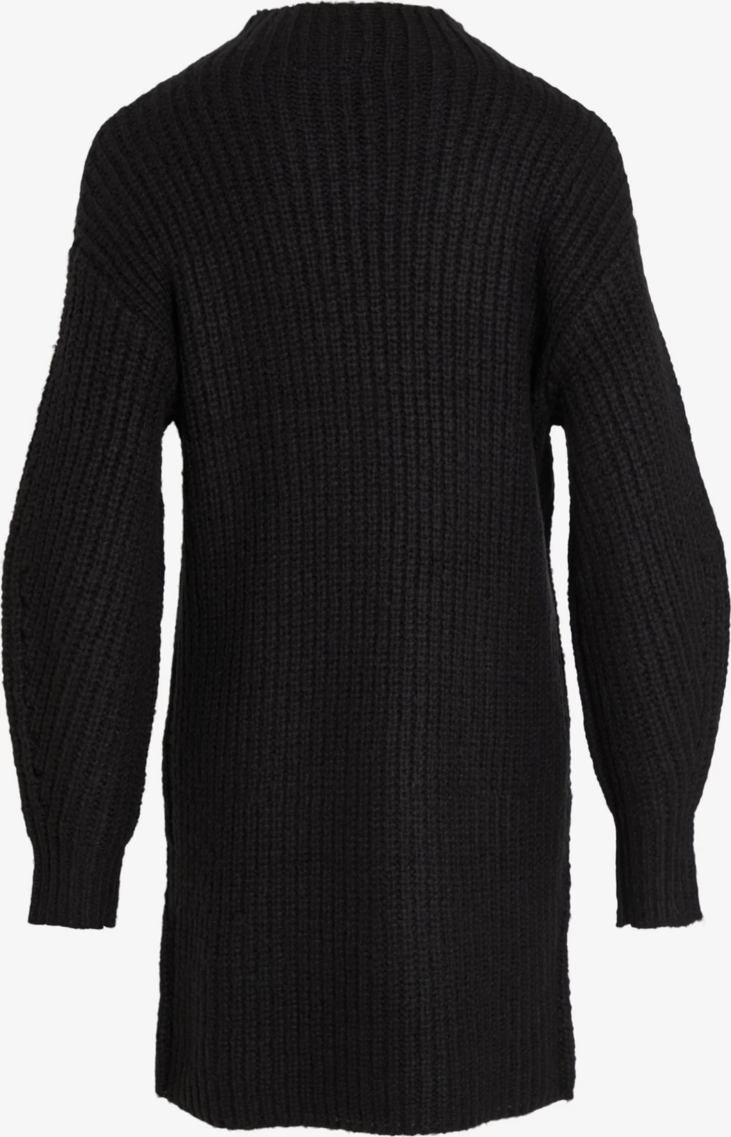 Vila Gebreide Jurken Gebreide Jurk Suba Dames Zwart 4 Vila Gebreide Jurken Gebreide Jurk Suba Dames Zwart - Afbeelding 2