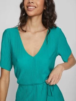 Vila Mini Jurken Jurk PLISA Dames Jade Groen -Vila 40963e273a731506e682a609e7a16799