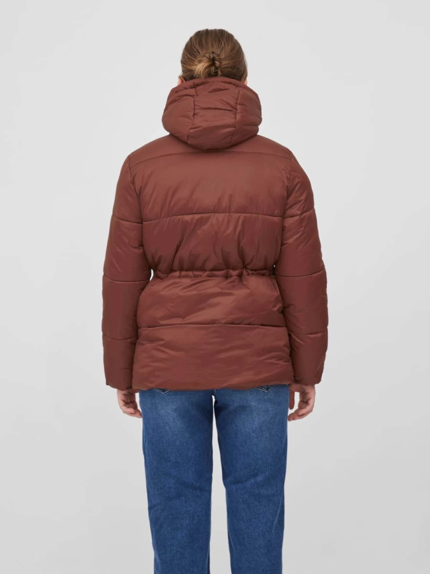 Vila Winterjassen Winterjas Petite Dames Bruin 6 Vila Winterjassen Winterjas Petite Dames Bruin - Afbeelding 4