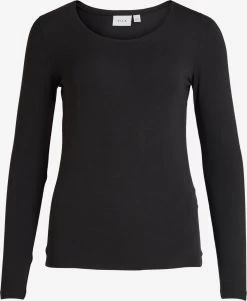Vila Longsleeves Shirt DAISY Dames Zwart