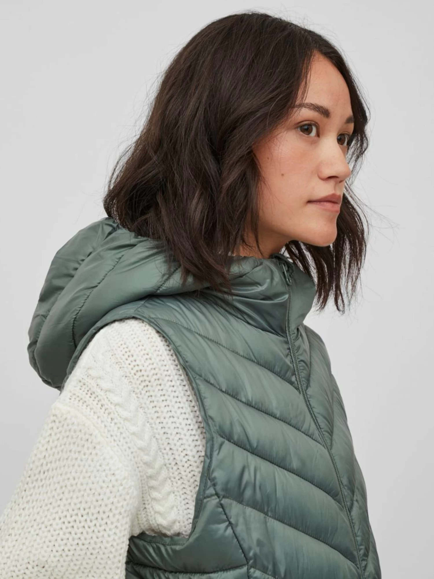 Vila Bodywarmers Bodywarmer Dames Groen 8 Vila Bodywarmers Bodywarmer Dames Groen - Afbeelding 6