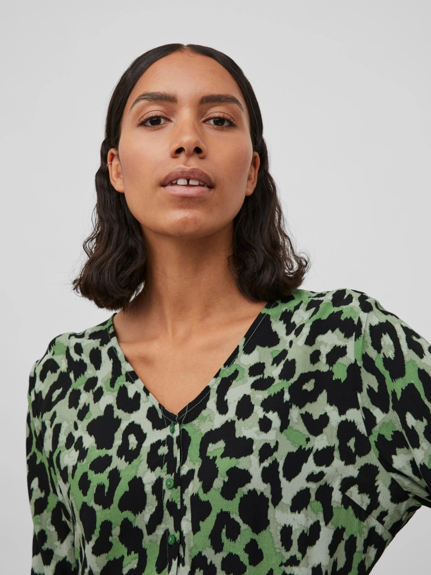 Vila Mini Jurken Jurk Fini Dames Groen / Lichtgroen 8 Vila Mini Jurken Jurk Fini Dames Groen / Lichtgroen - Afbeelding 6