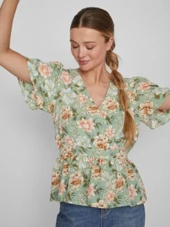 Vila Blouses Met Korte Mouw Blouse Dames Lichtgroen 15 Vila Blouses Met Korte Mouw Blouse Dames Lichtgroen -Vila 456bad4c3a316b914d7ea2de5b3c2230