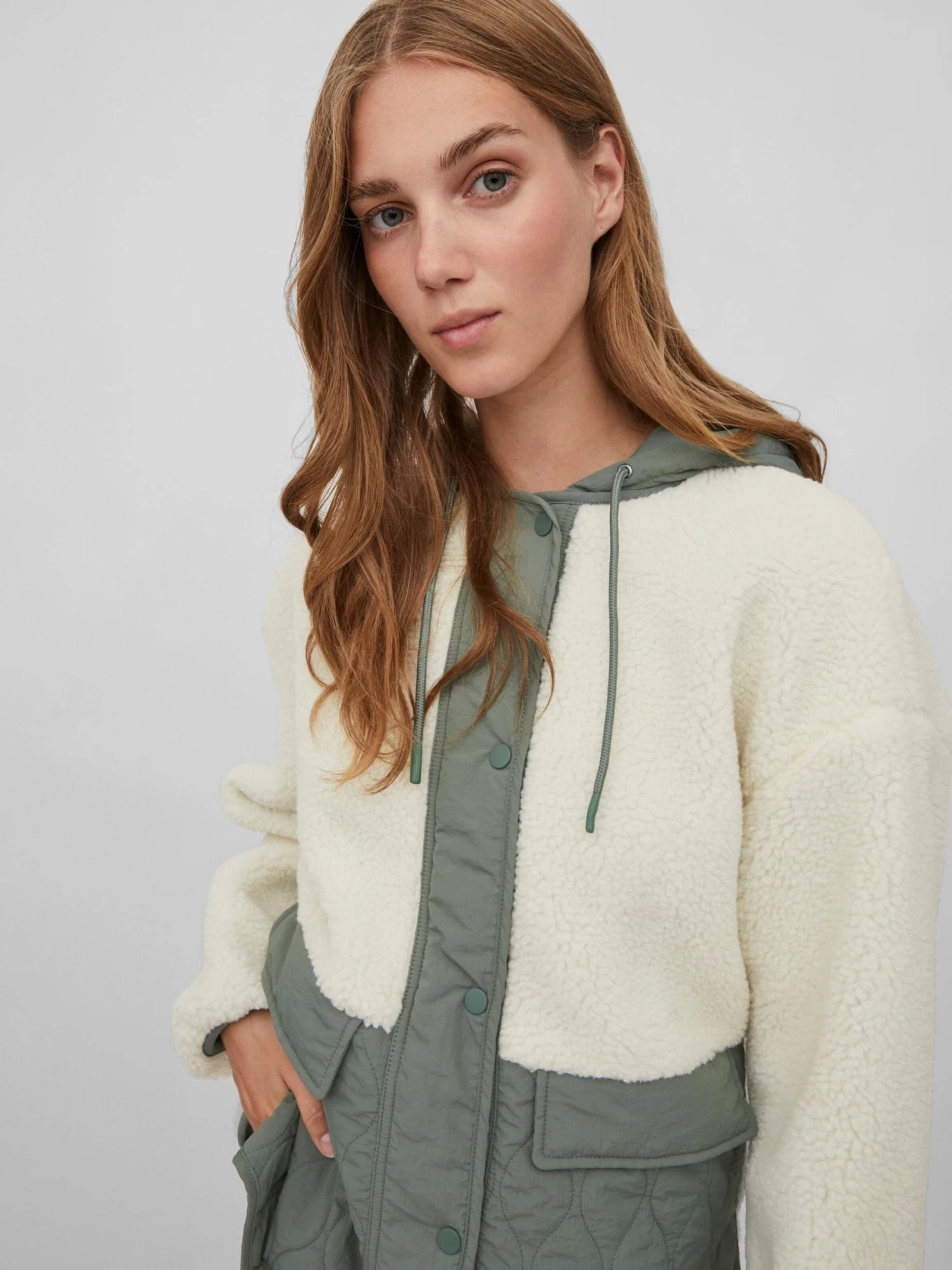 Vila Tussenjassen Tussenjas Adita Dames Crème 9 Vila Tussenjassen Tussenjas Adita Dames Crème - Afbeelding 7