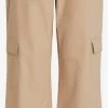Vila Jeans Wide Leg Cargojeans Dames Beige -Vila 46740110c679d3dba9acde744c499dfe