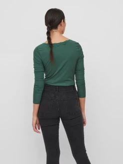 Vila Longsleeves Shirt ZETTY Dames Petrol -Vila 472b5b138850358b55eb37ad372a2cae