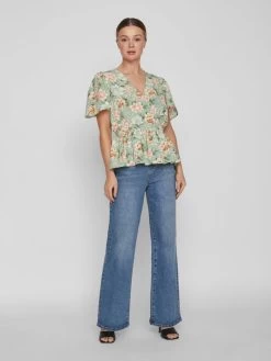 Vila Blouses Met Korte Mouw Blouse Dames Lichtgroen 13 Vila Blouses Met Korte Mouw Blouse Dames Lichtgroen -Vila 47f423bd5b68a683b36ec494e2bed388