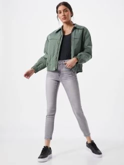 Vila Jeans Skinny Jeans Viekko Dames Grijs -Vila 47f45d99e7423bc4481f3d62a98539f9