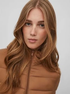 Vila Winterjassen Winterjas Dames Bruin -Vila 482ab1155044cd4fce2a82b28f234634