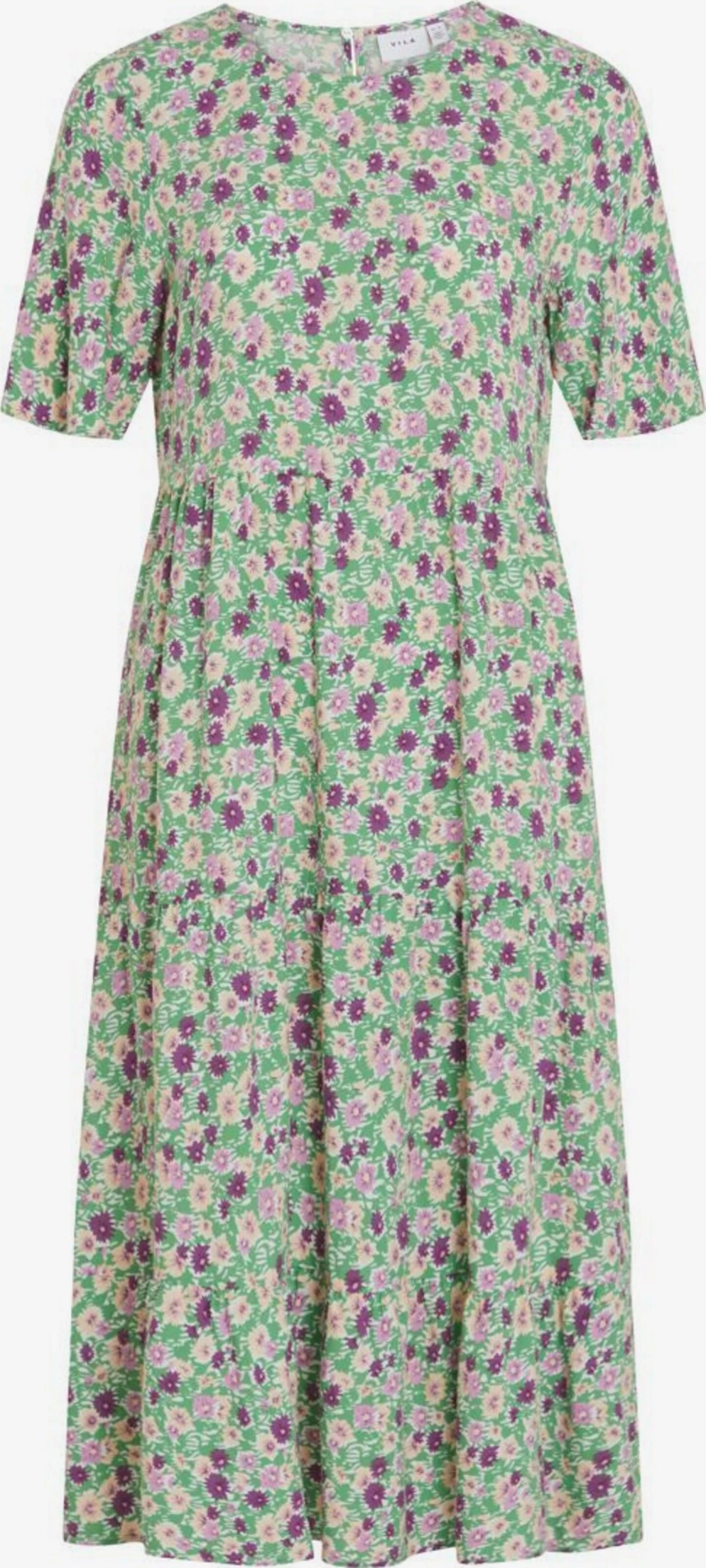 Vila Midi Jurken Jurk Dames Groen 3 Vila Midi Jurken Jurk Dames Groen