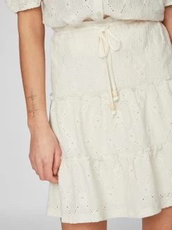 Vila Mini Rokken Rok DELLA Dames Crème -Vila 490d032d6442ac967c2ee6158e671310