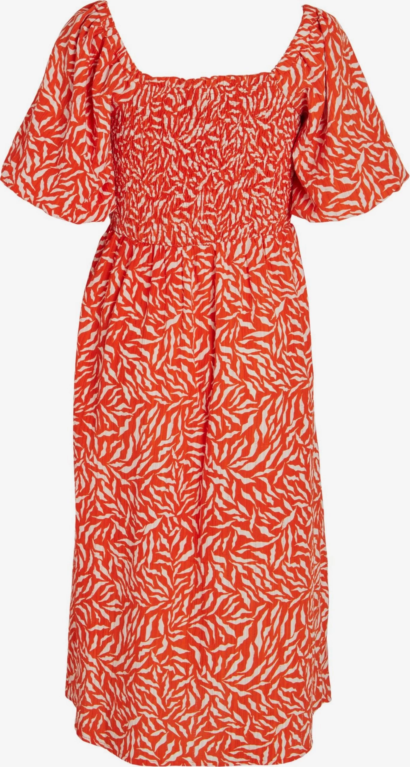 Vila Midi Jurken Jurk Aria Dames Oranje 4 Vila Midi Jurken Jurk Aria Dames Oranje - Afbeelding 2